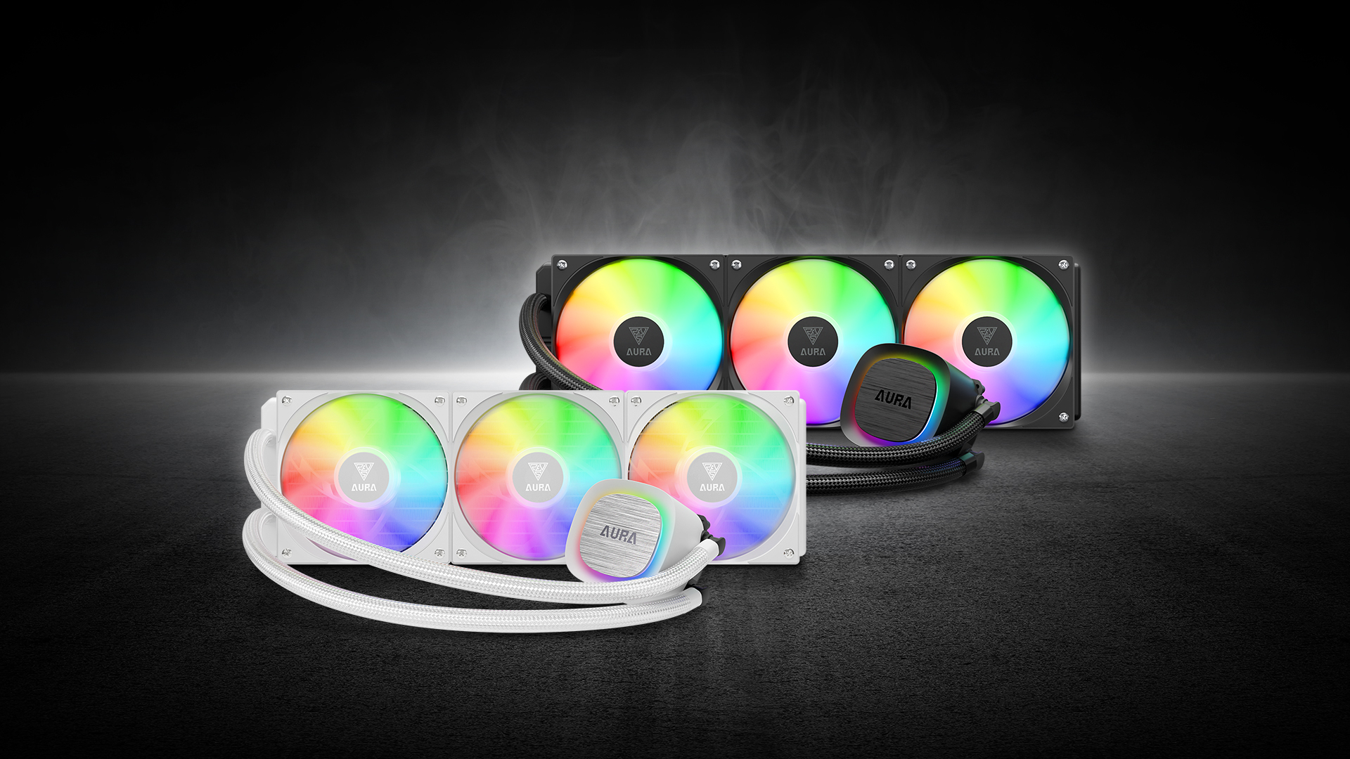 Bộ Tản Nhiệt Nước AIO Gamidas AURA GL360 V2 White