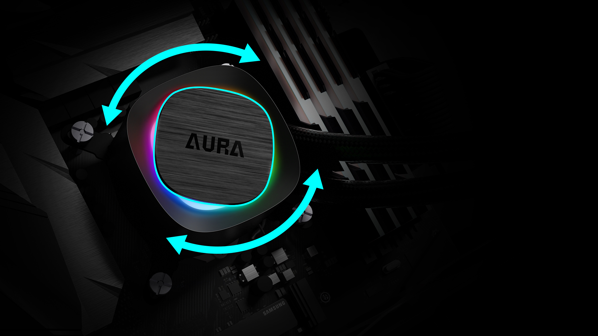 Bộ Tản Nhiệt Nước AIO Gamidas AURA GL360 V2 Black