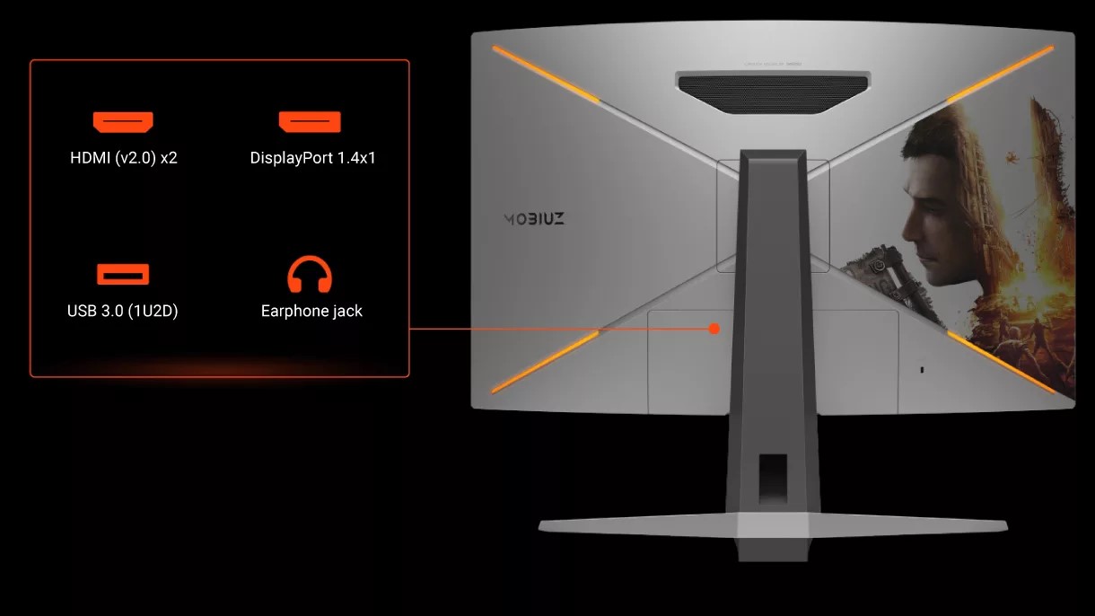 Màn Hình Gaming BenQ MOBIUZ EX3210R Dying Light 2 32 inch QHD VA 165Hz