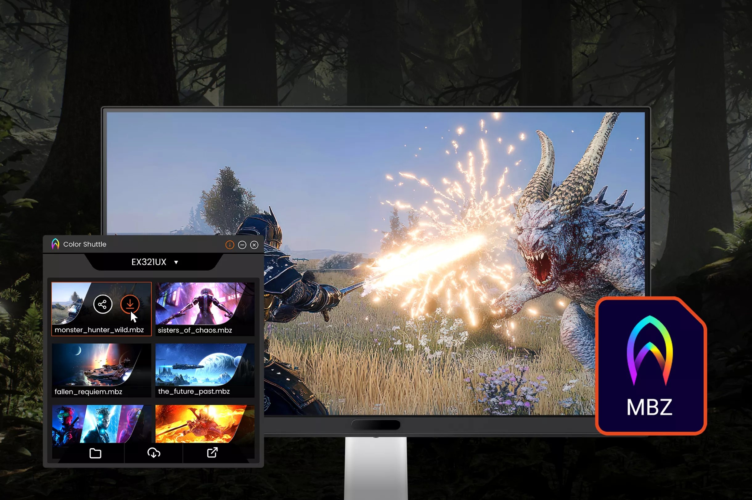 Màn Hình Gaming BenQ MOBIUZ EX3210R Dying Light 2 32 inch QHD VA 165Hz