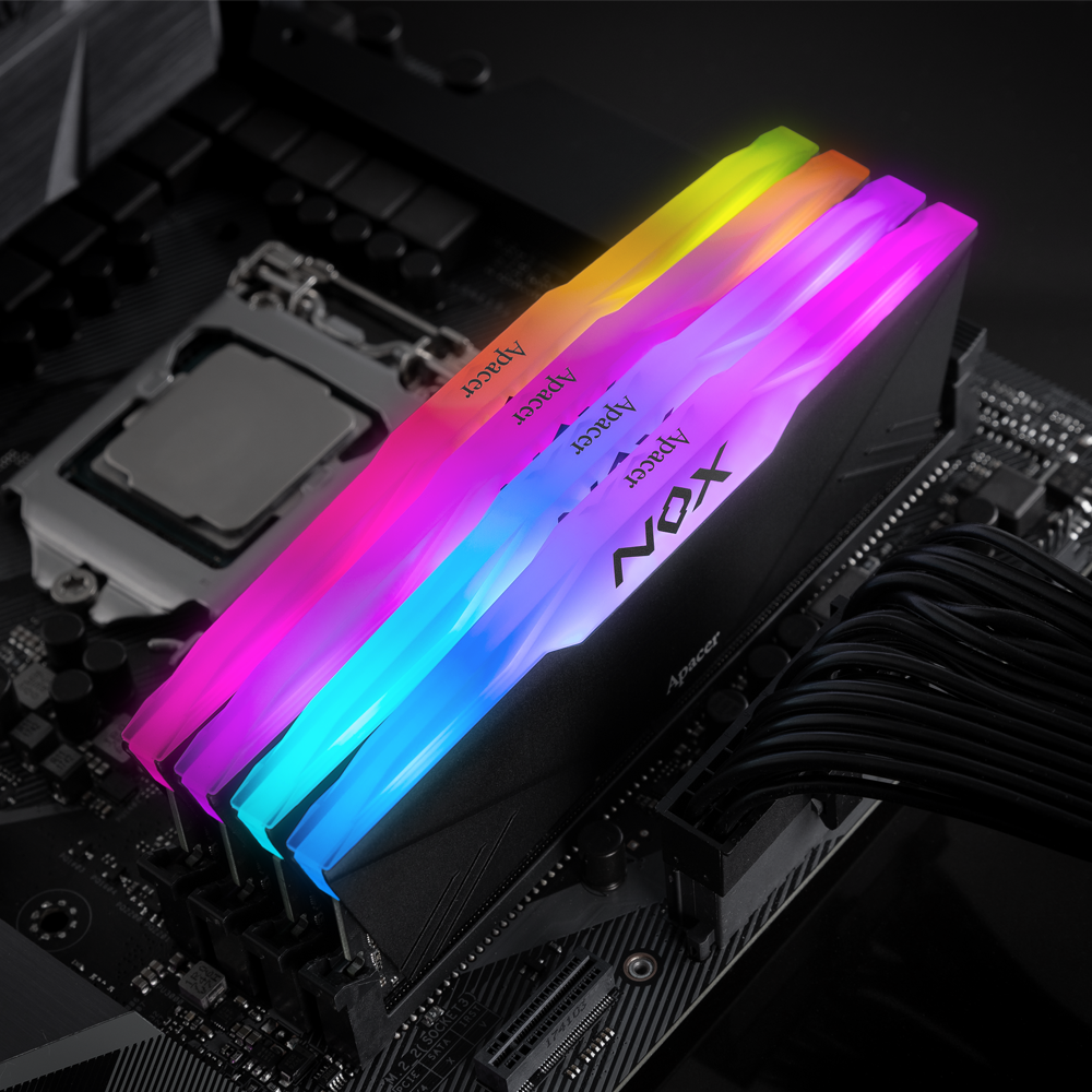 Ram PC Apacer Nox RGB 8GB DDR4 3200MHz CL16 (1x 8GB)