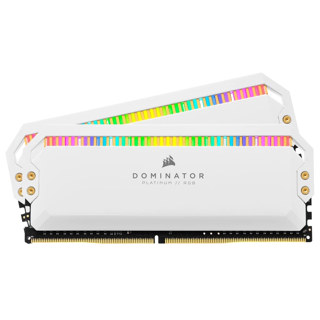Ram PC Corsair Dominator Platinum RGB 32GB (2x16GB) DDR4 3200MHz White