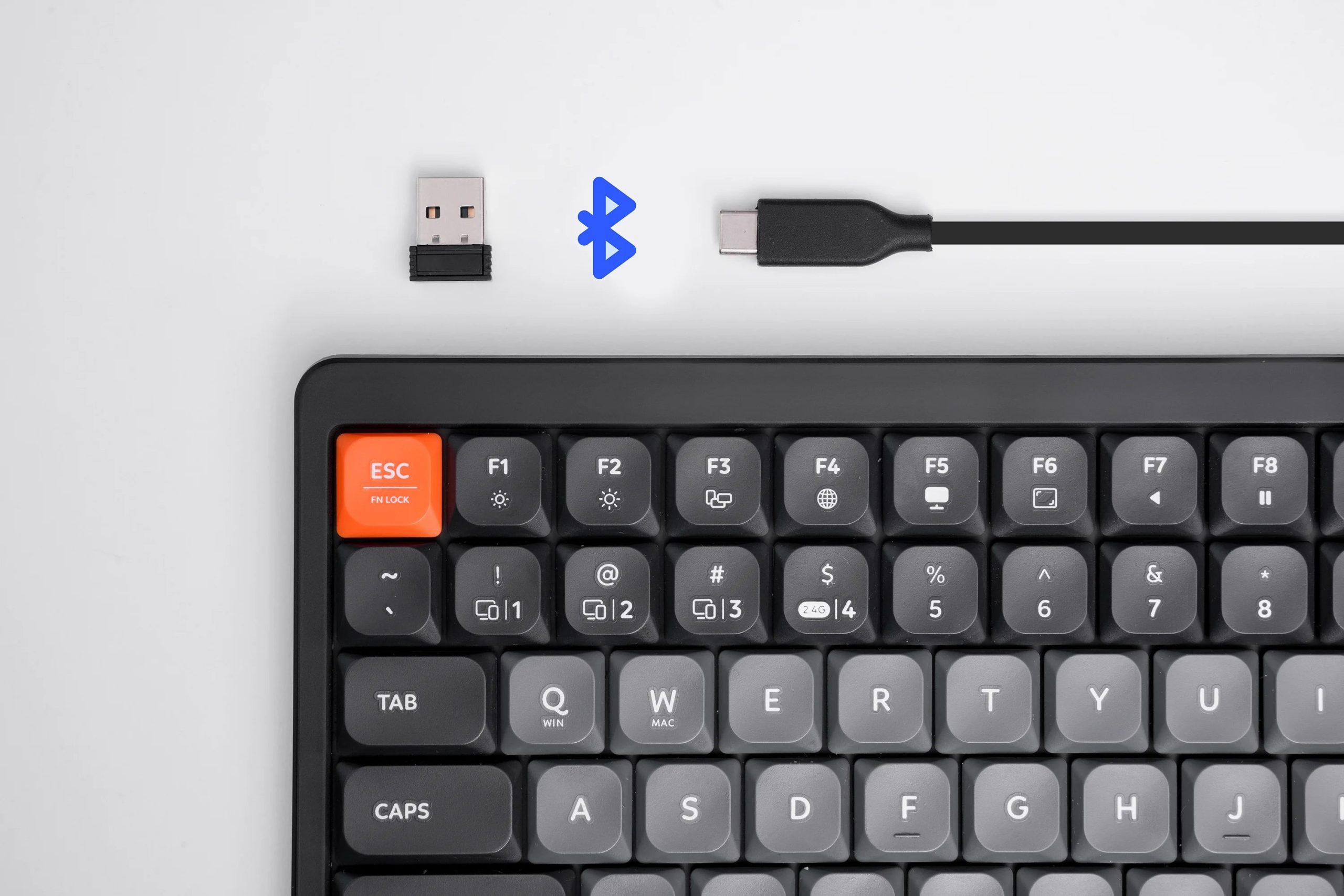 Bàn Phím Không Dây Hyperwork SilentKey TS01 Mini 