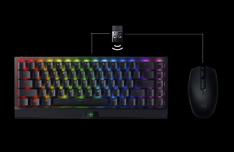 Bàn phím Razer BlackWidow V3 Mini HyperSpeed | Hàng chính hãng