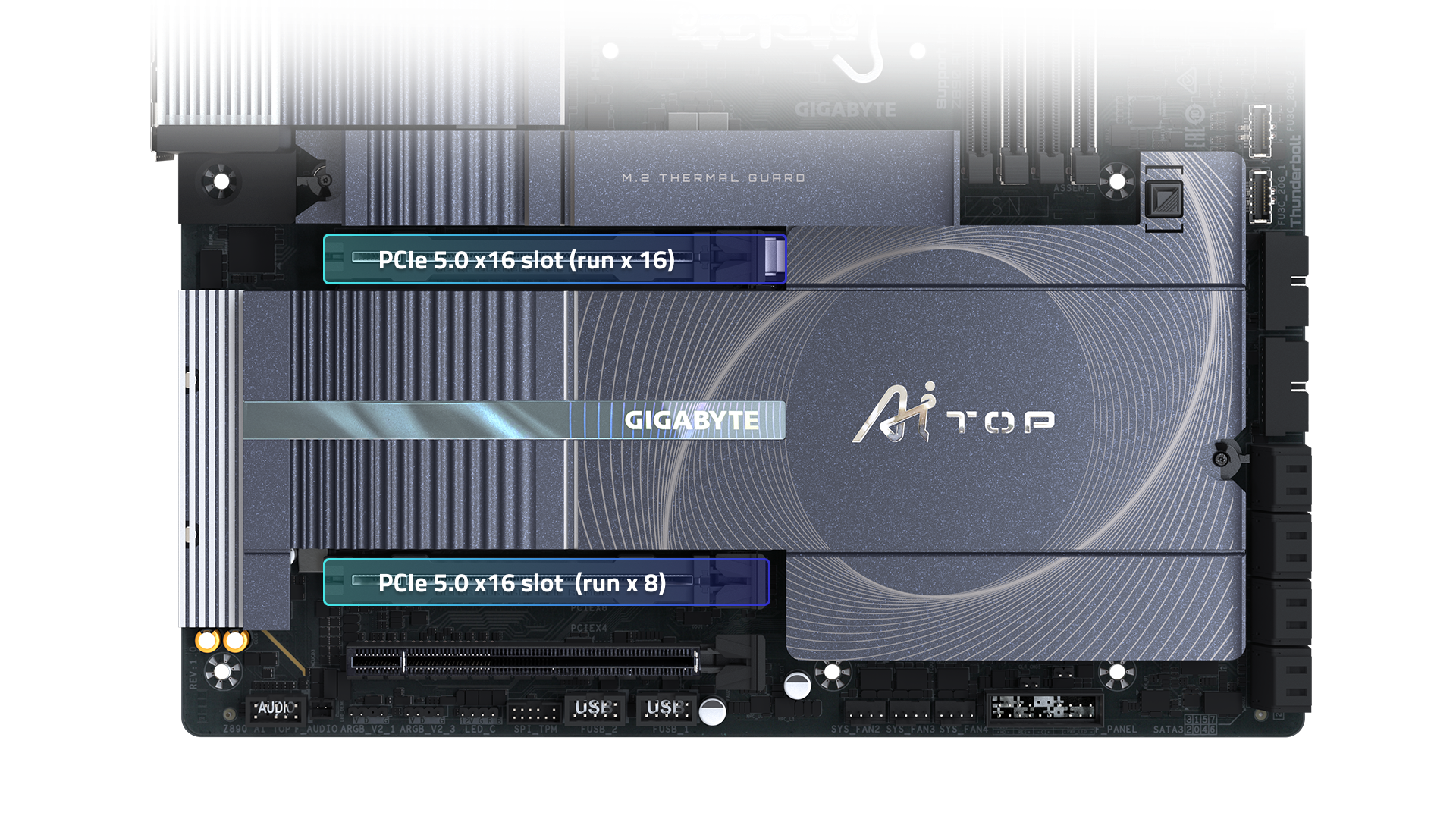 Bo Mạch Chủ Mainboard GIGABYTE Z890 AI TOP