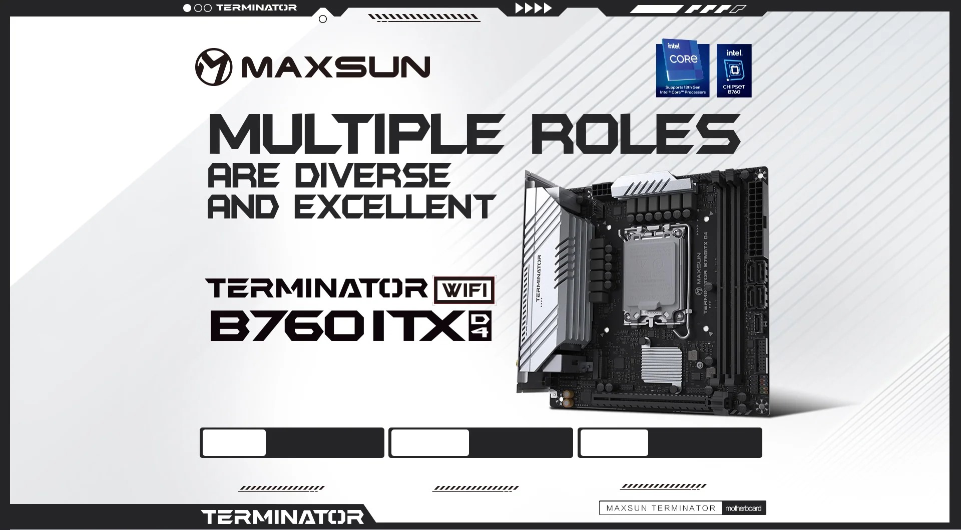 Bo mạch chủ Maxsun Terminator B760itx WIFI D4