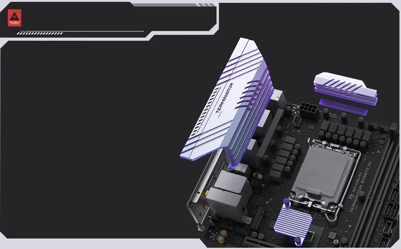 Bo mạch chủ Maxsun Terminator B760itx WIFI D4