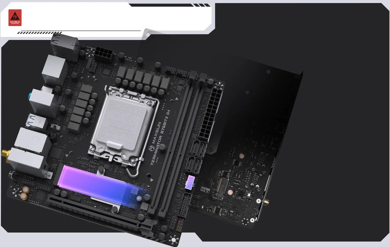 Bo mạch chủ Maxsun Terminator B760itx WIFI D4
