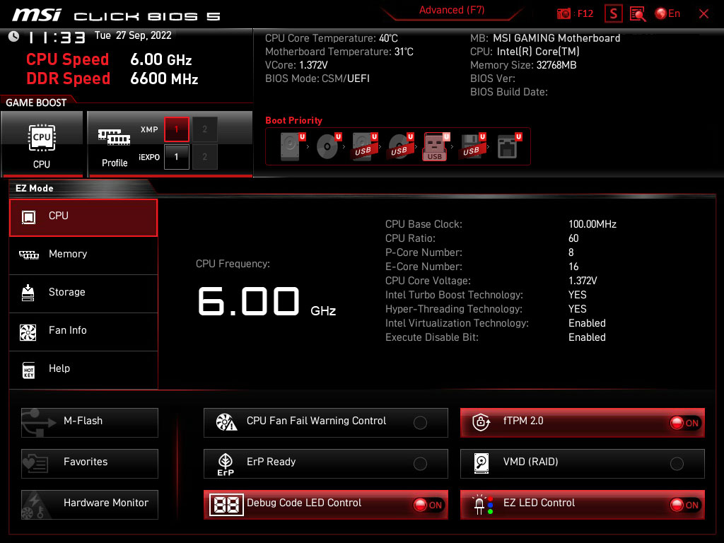 Bo mạch chủ MSI Z790 Gaming Plus Wifi DDR5