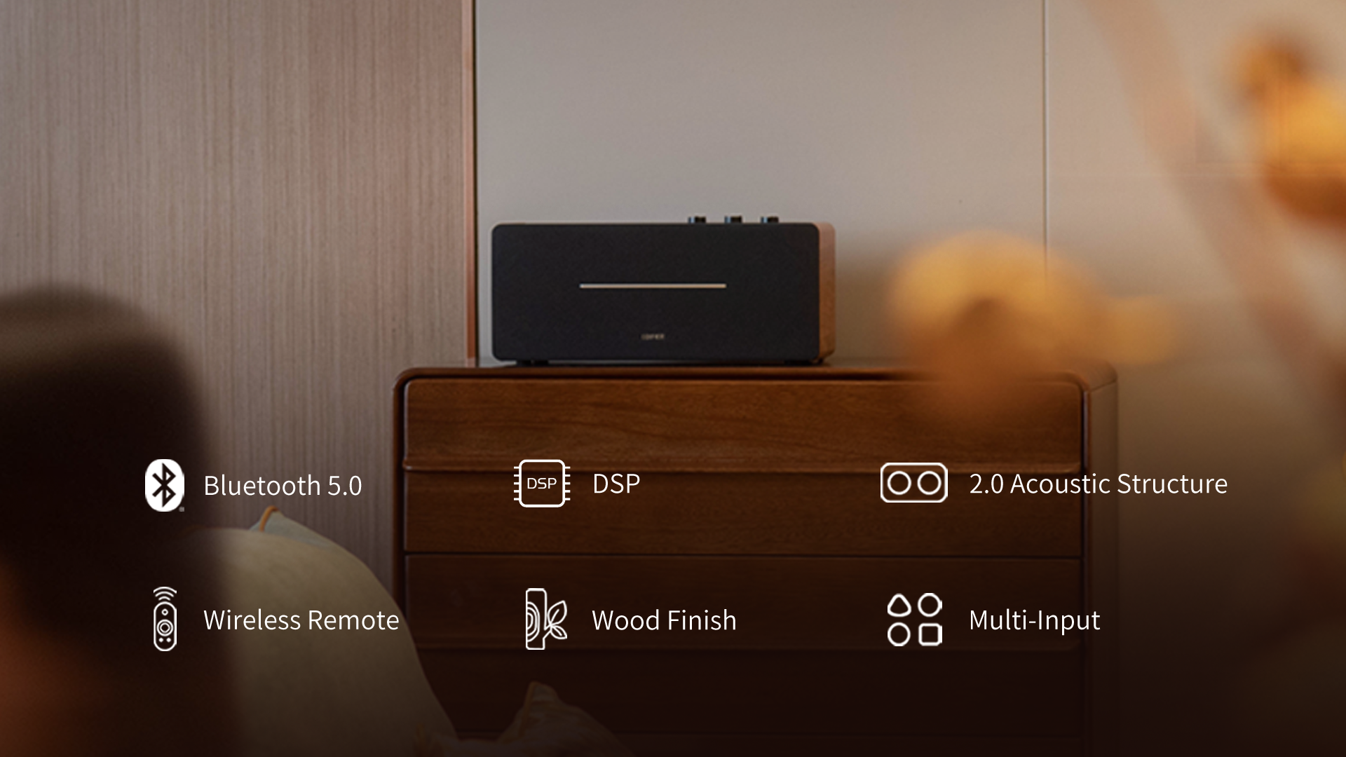 Loa bluetooth Edifier D12 - Wood