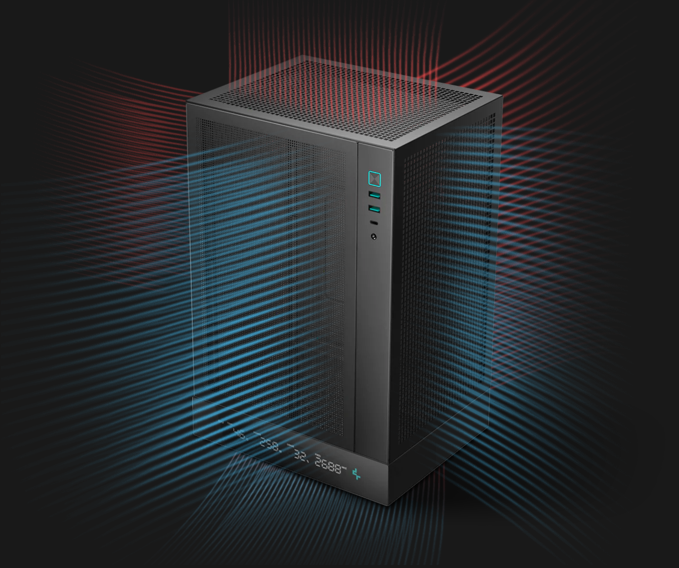Vỏ Case DeepCool CH170 Digital WH