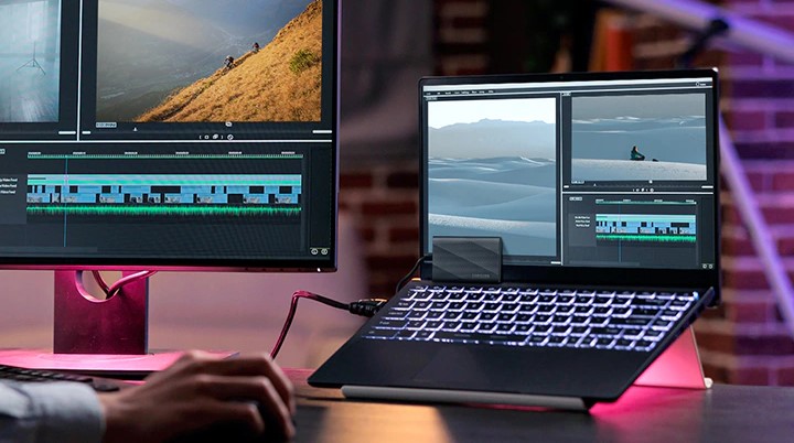 Ổ Cứng Di Động SSD Samsung T9 USB-C 3.2 Gen2x2 1TB