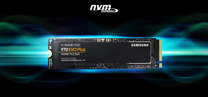 Ổ cứng SSD Samsung 970 EVO Plus 250GB V-NAND PCIe Gen 3.0 x 4, NVMe 1.3 MZ-V7E250BW