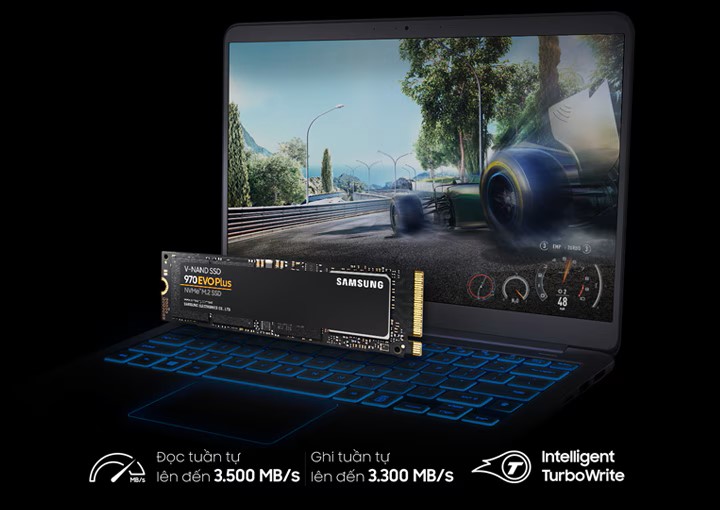 Ổ cứng SSD Samsung 970 EVO Plus 1TB V-NAND PCIe Gen 3.0 x 4, NVMe 1.3 MZ-V7S1T0BW