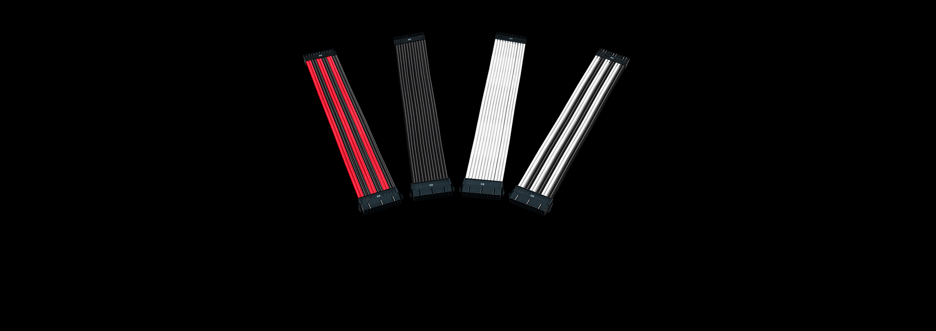Bộ dây nguồn nối dài Cooler Master Colored Extension Black