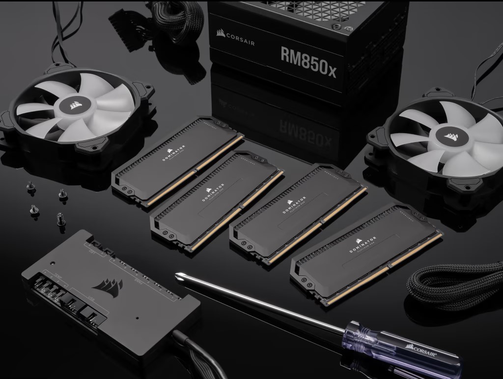 Ram PC Corsair Dominator Platinum RGB Black 32GB 6200MHz DDR5 (2x16GB)