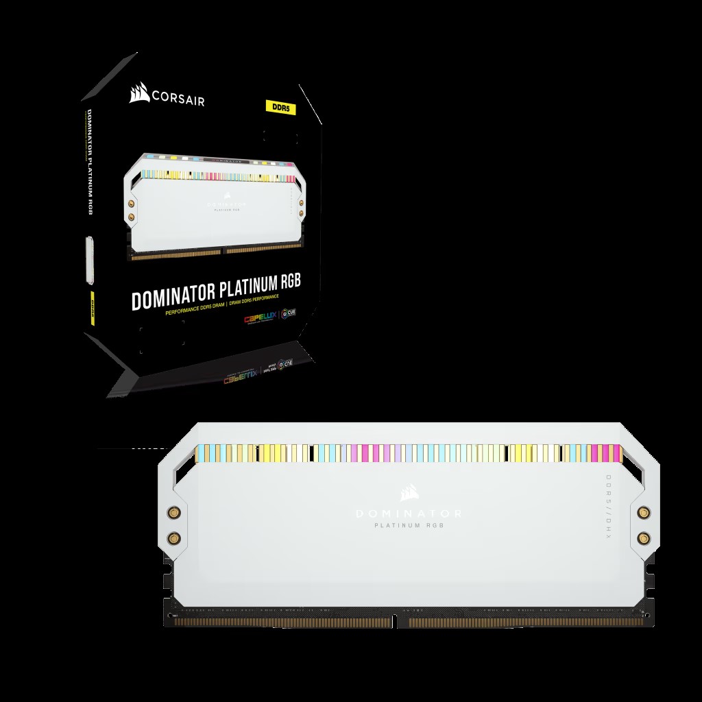 Ram PC Corsair Dominator Platinum RGB White 32GB 5600MHz DDR5 (2x16GB)