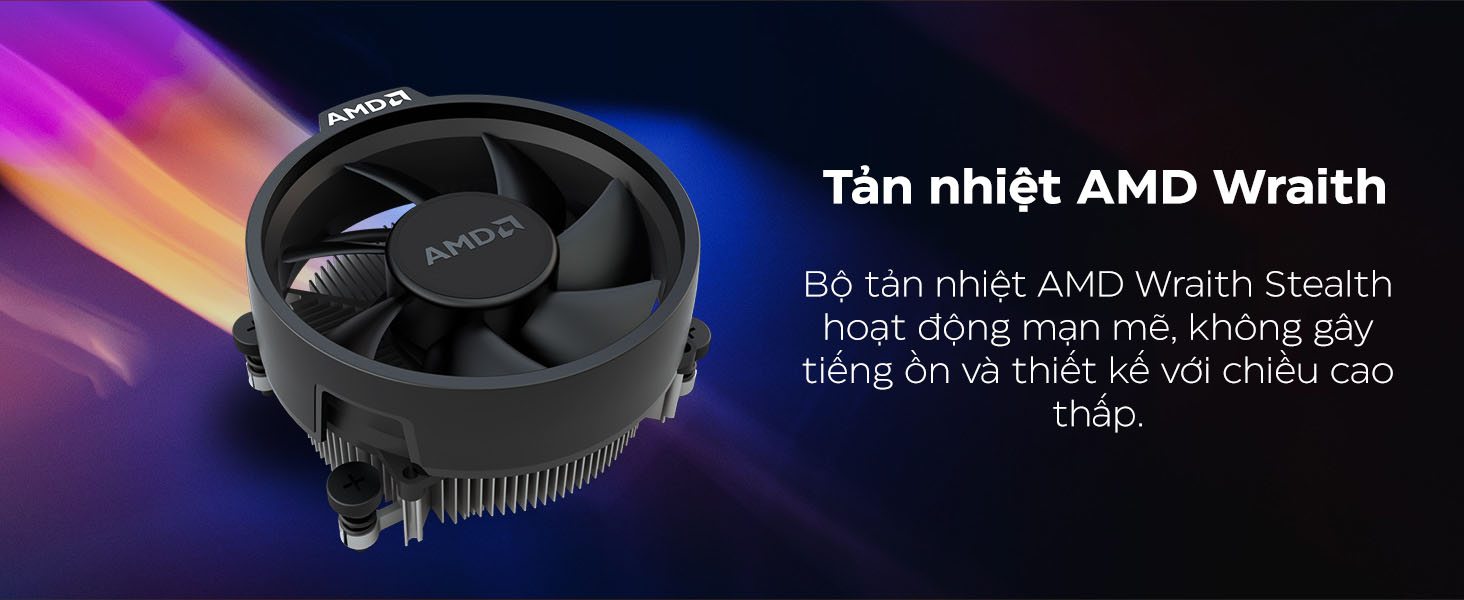 Tản nhiệt AMD Wraith Stealth