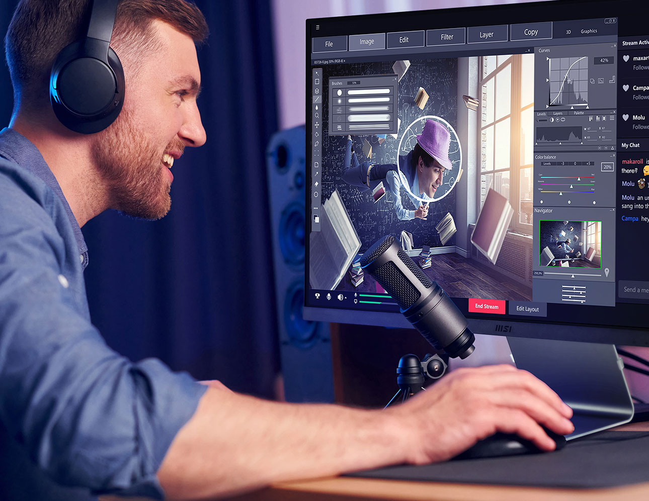 Màn Hình MSI Modern MD271UL 27 inch UHD 4k IPS 60Hz