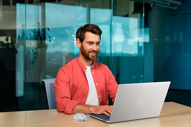 Chuột Không Dây Dell Premier Rechargeable MS7421W Bạc (USB/Bluetooth)