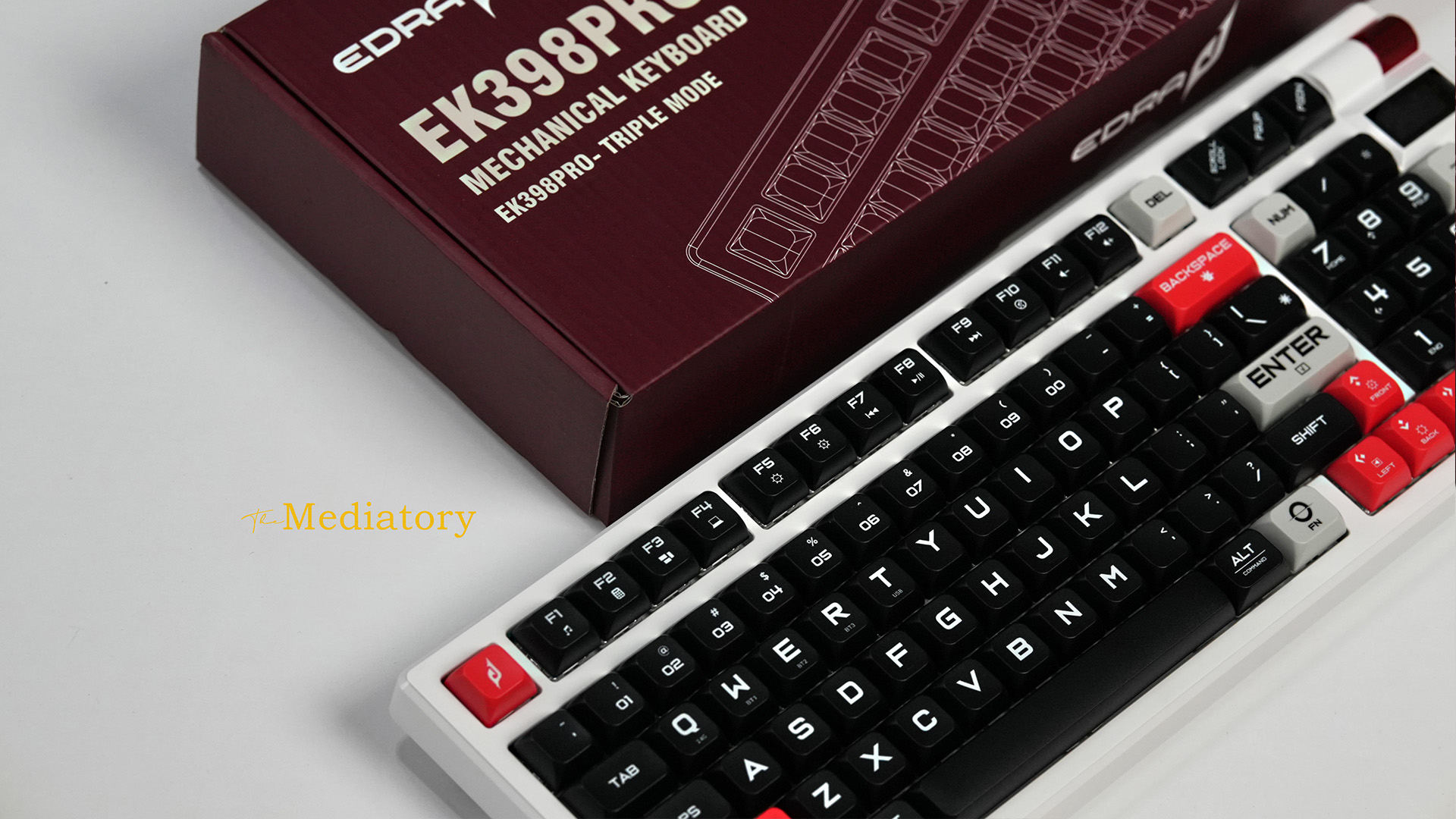 Bàn phím cơ E-Dra EK398PRO Triple Mode (Wireless / Bluetooth / TypeC )