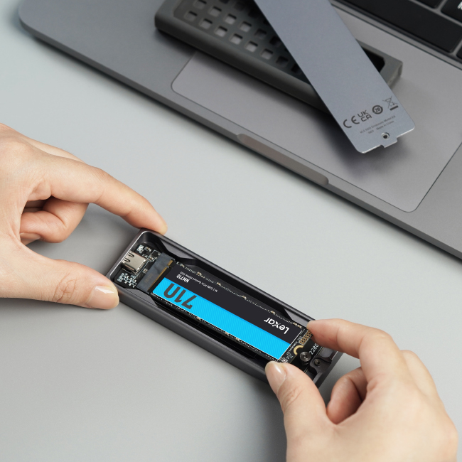 Box ổ cứng SSD Lexar E6 LPAE06N-RNBNG NVMe PCIe Gen3/ Gen4