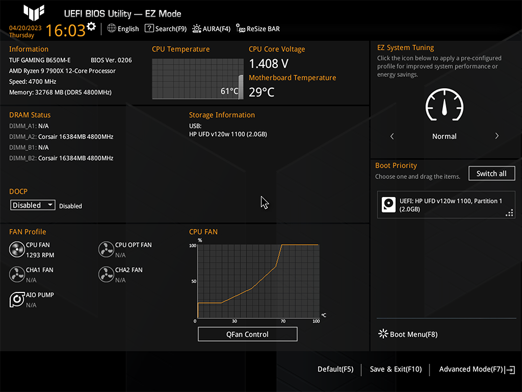 Bo Mạch Chủ Mainboard ASUS TUF Gaming B650M-E Wifi