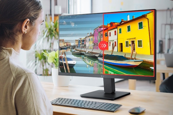 Màn Hình LG 24MR400-B.ATVQ 24 inch FHD IPS 100Hz FreeSync