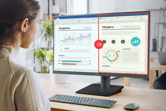 Màn Hình LG 24MS550-B.ATV 24 inch FHD IPS 100Hz