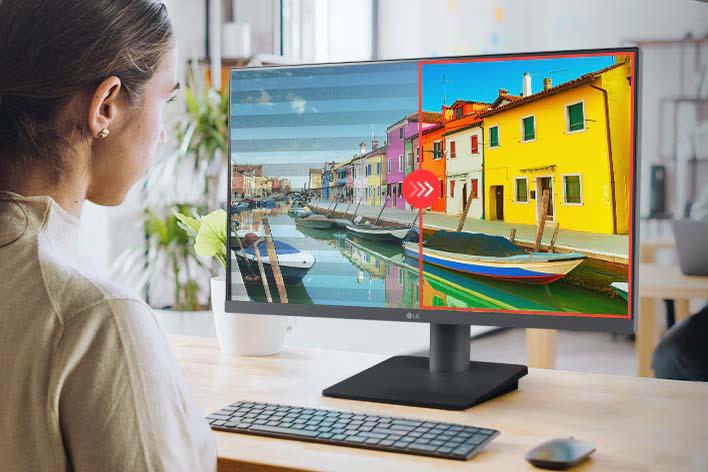 Màn Hình LG 25MS550-B.ATV 25 inch FHD IPS 100Hz