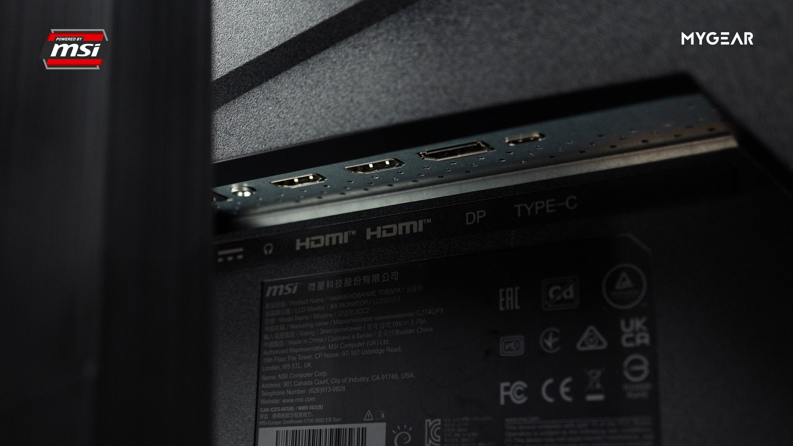 Màn Hình Gaming MSI G274QPX 27 inch WQHD IPS 240Hz 1ms GTG