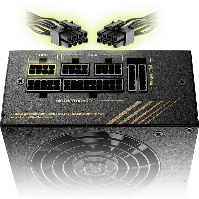 Nguồn FSP DAGGER PRO 650W SFX 80 Plus Gold Fully-Modular