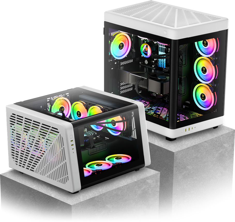 Vỏ Máy Tính Case Gamdias NESO P1 BW