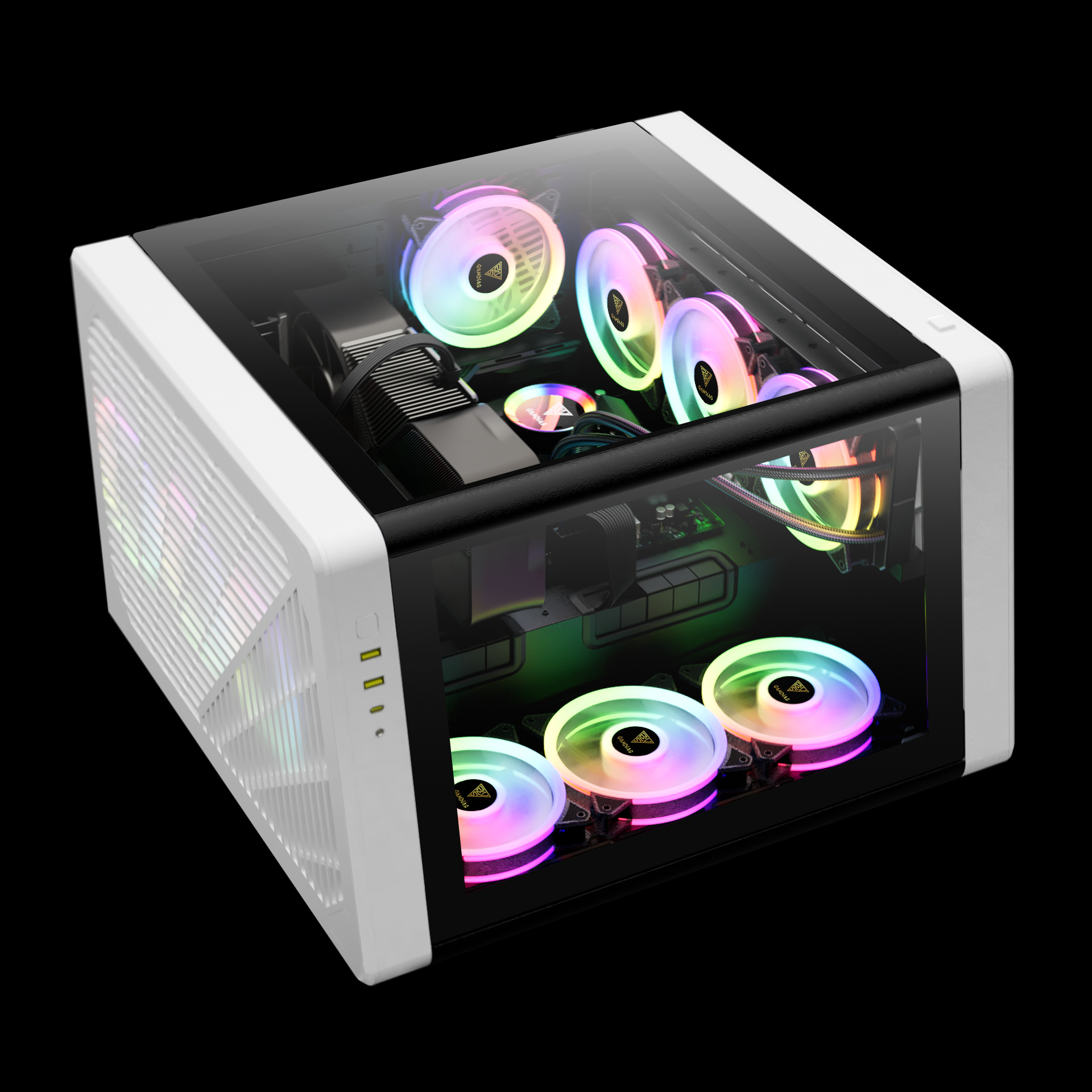 Vỏ Máy Tính Case Gamdias NESO P1 BW