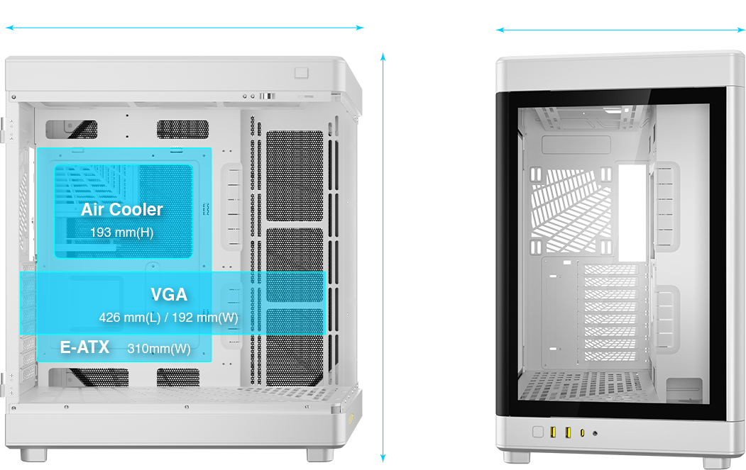 Vỏ Máy Tính Case Gamdias NESO P1 W