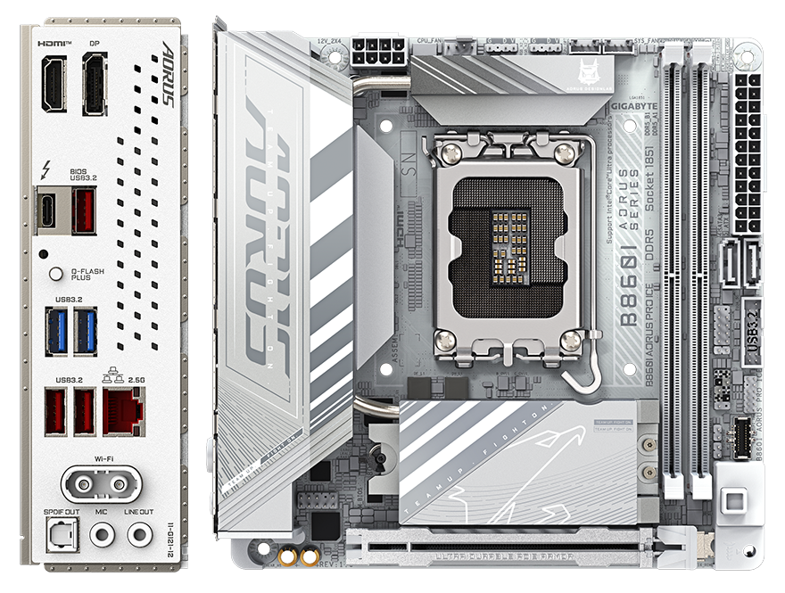 Bo mạch chủ Gigabyte B860I AORUS PRO ICE