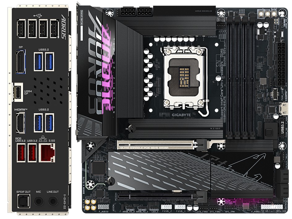 Bo mạch chủ Gigabyte B860M AORUS ELITE