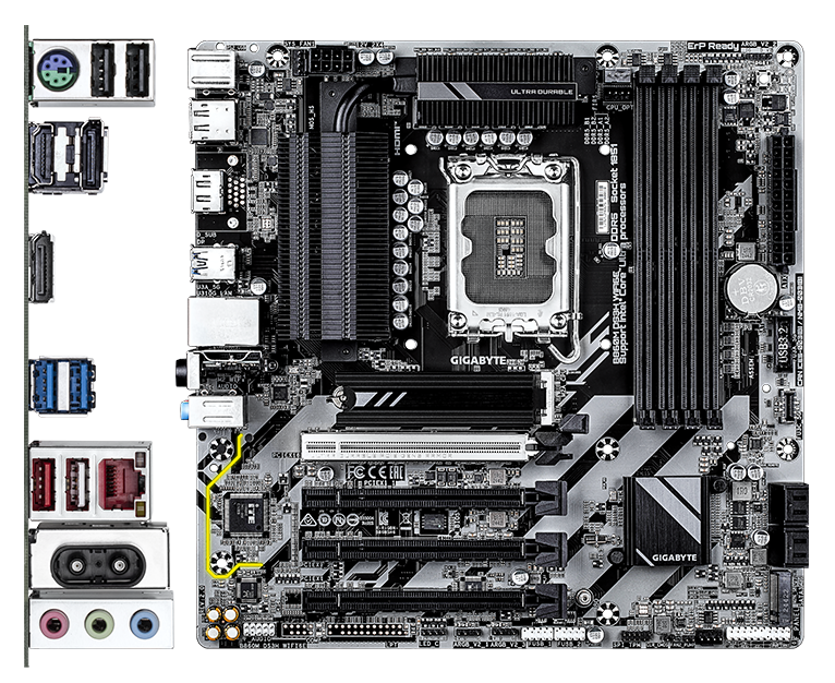 Bo mạch chủ Gigabyte B860M DS3H WIFI6E