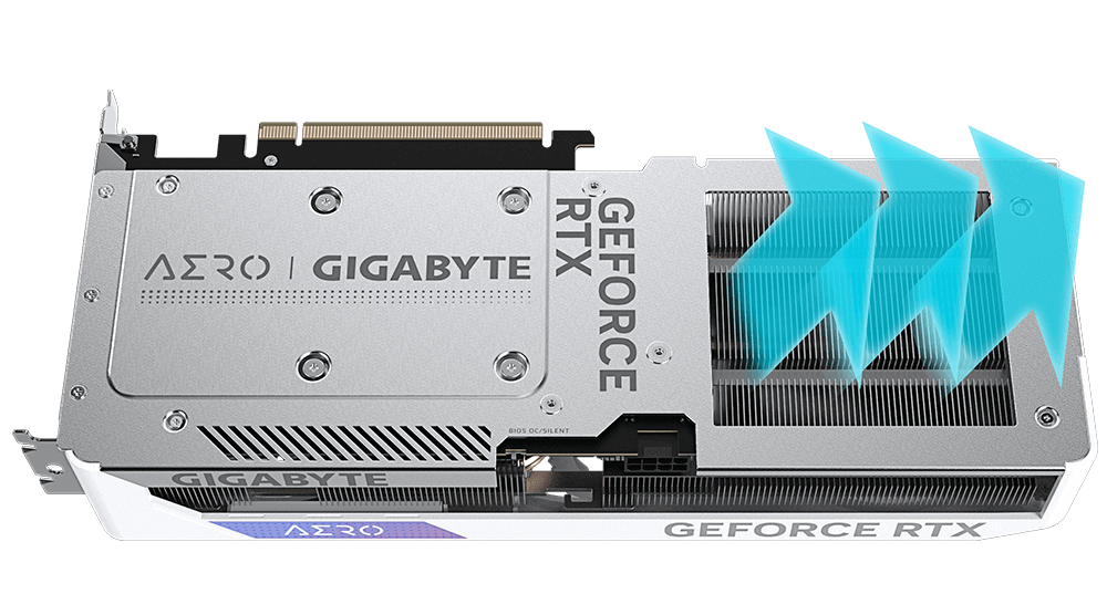 Card màn hình GIGABYTE GeForce RTX 4060 Ti AERO OC 8G (GV-N406TAERO-OC-8GD)