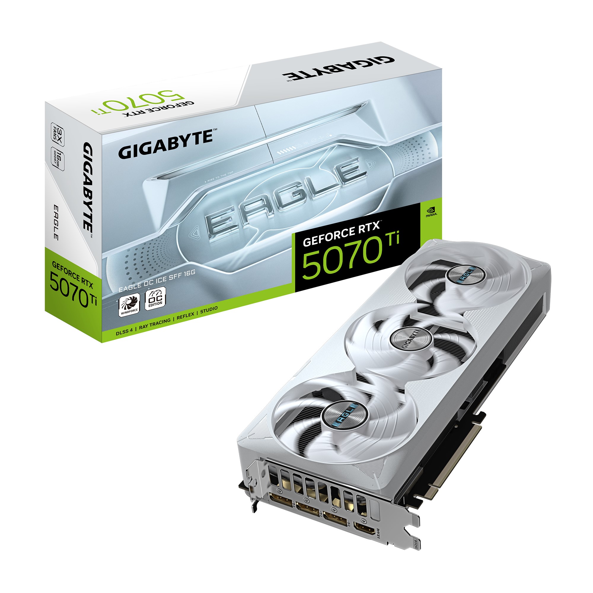 Card Màn Hình Gigabyte GeForce RTX 5070 Ti EAGLE OC ICE SFF 16GB GDDR7