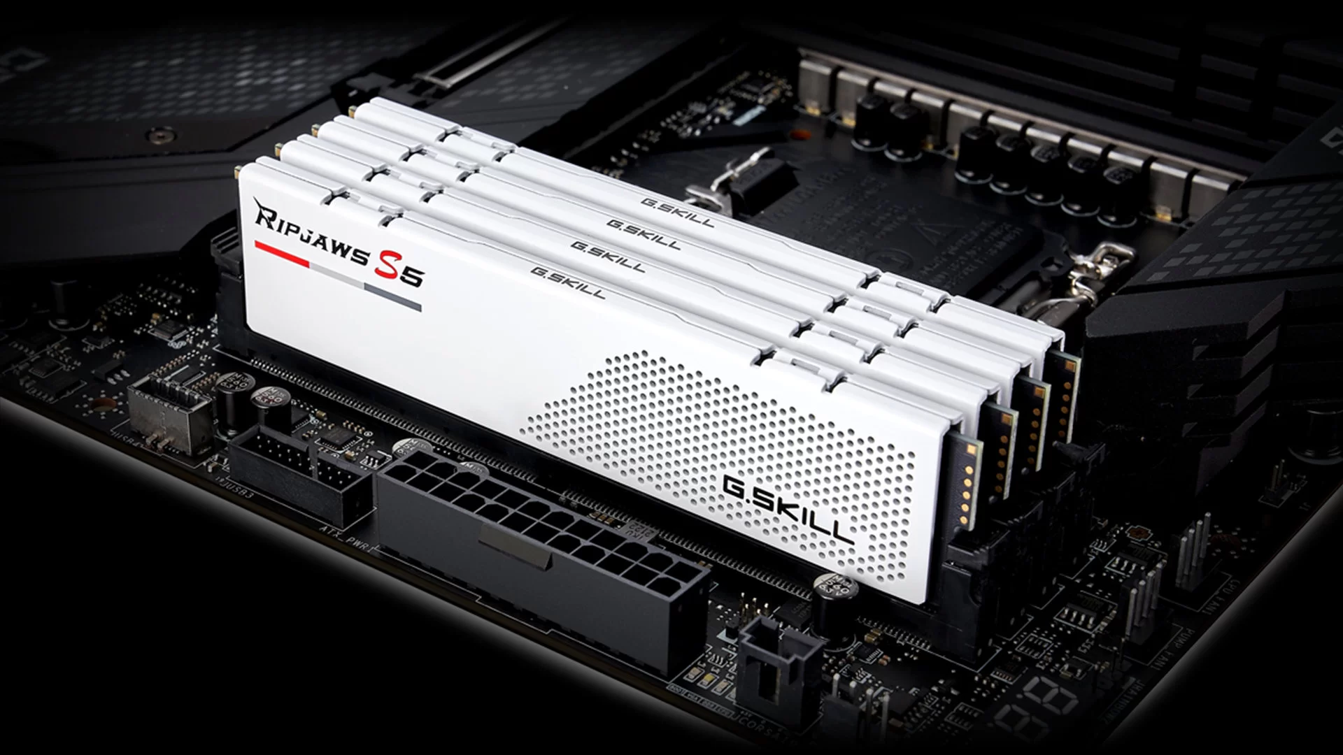 Ram PC G.Skill Ripjaws S5 32GB 5600MHz DDR5 (16GBx2) White