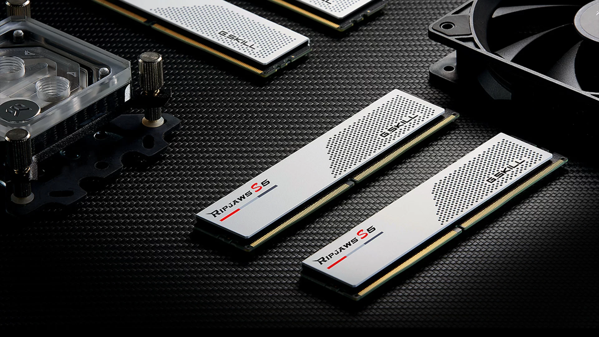 Ram PC G.Skill Ripjaws S5 32GB 5600MHz DDR5 (16GBx2) White