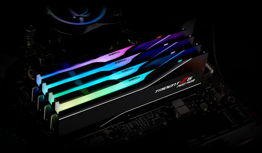 Ram PC G.Skill Trident Z5 Neo RGB 64GB (2x32GB) DDR5 6000MHz (AMD EXPO)