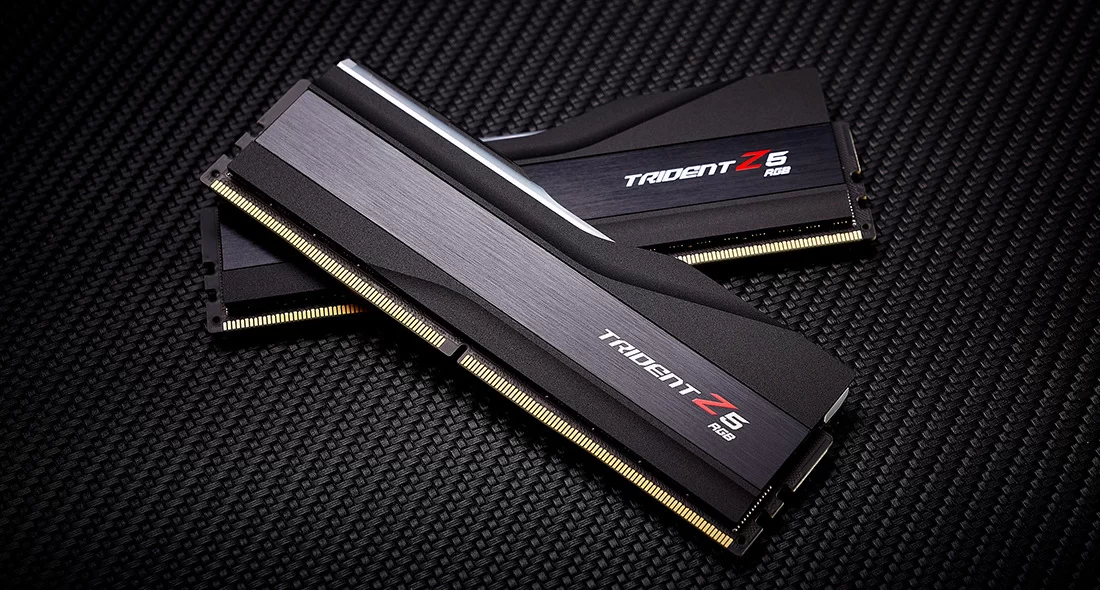 Ram PC G.Skill Trident Z5 RGB Black DDR5-6000MHz 32GB (2x16GB) F5-6000J4040F16GX2-TZ5RS