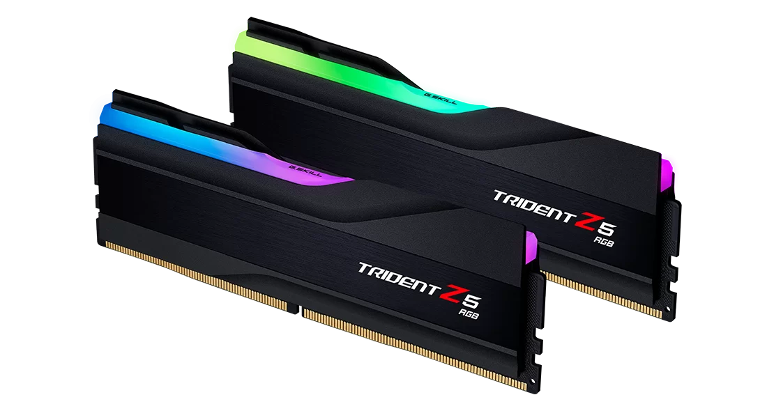 Ram PC G.Skill Trident Z5 RGB Black DDR5-6000MHz 32GB (2x16GB) F5-6000J4040F16GX2-TZ5RS