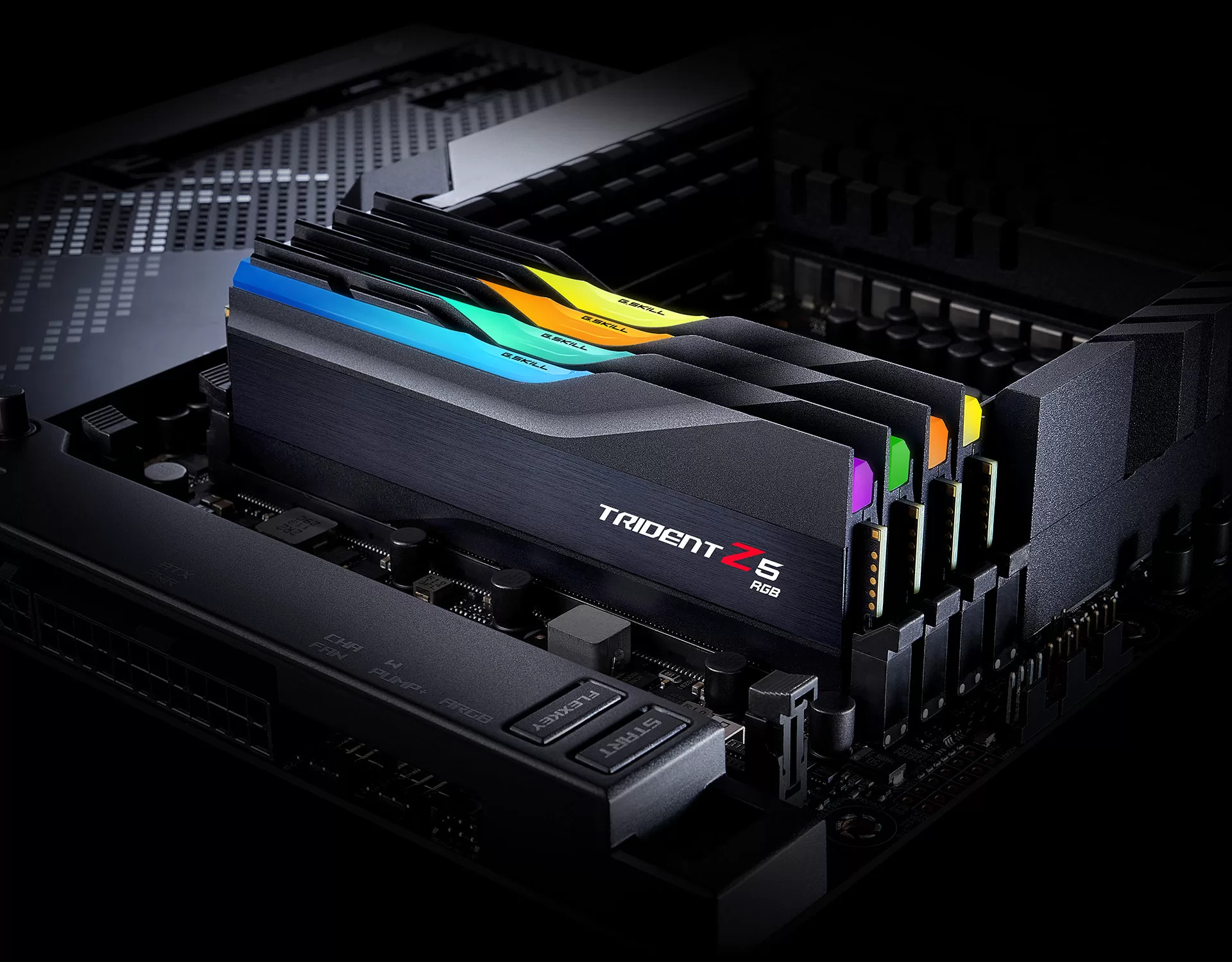 Ram PC G.Skill Trident Z5 RGB Black DDR5-6000MHz 32GB (2x16GB) F5-6000J4040F16GX2-TZ5RS