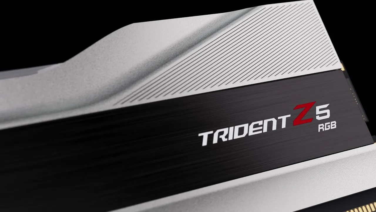 Ram PC G.Skill Trident Z5 RGB 64GB 6400MHz DDR5 (32GBx2) Silver (Intel XMP)