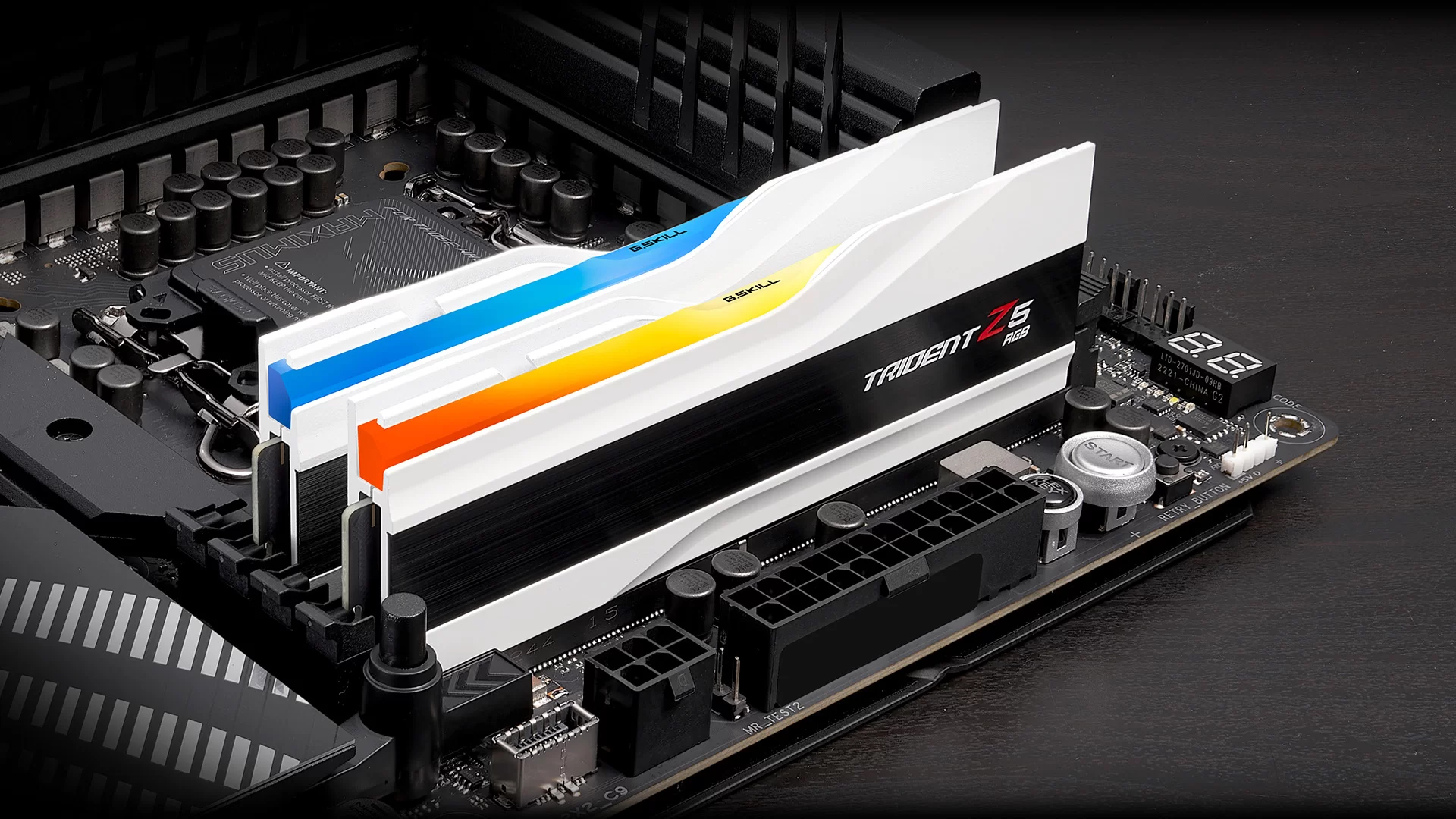 Ram PC G.Skill Trident Z5 RGB Sliver DDR5 7200MHz 32GB (2x16GB) F5-7200J3445G16GX2-TZ5RS