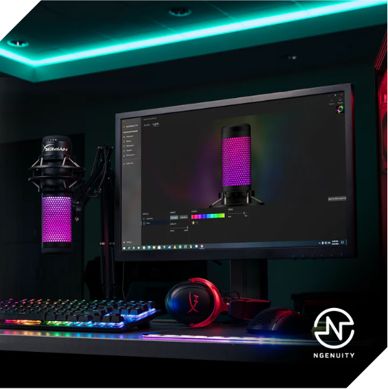 Thiết bị thu âm HP HyperX QuadCast S RGB