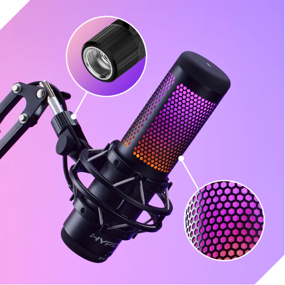 Thiết bị thu âm HP HyperX QuadCast S RGB